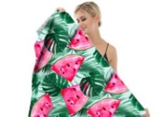 Microfiber Beach Towel - Watermelon print